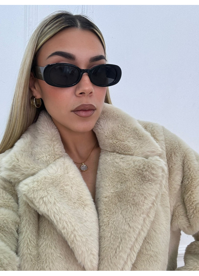 ANNAKEY LIBRA BLACK SUNGLASSES