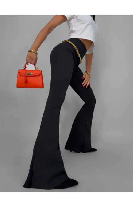 ANGELINA BLACK BELL PANTS