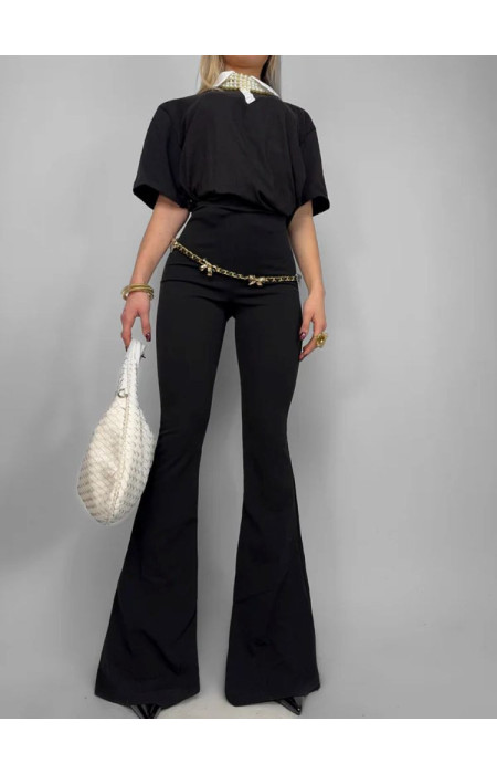 ANGELINA BLACK BELL PANTS