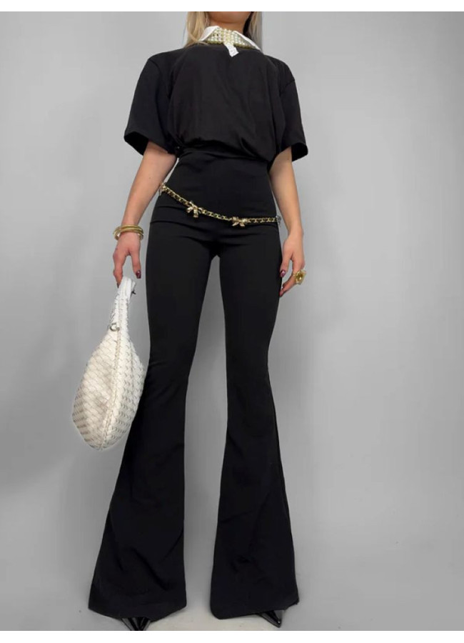 ANGELINA BLACK BELL PANTS