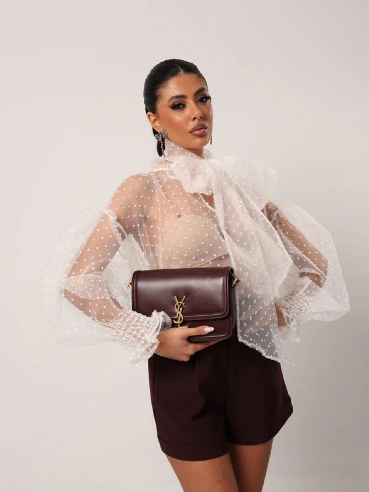 TULLE BLOUSE - LUMINA