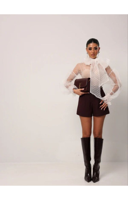 TULLE BLOUSE - LUMINA