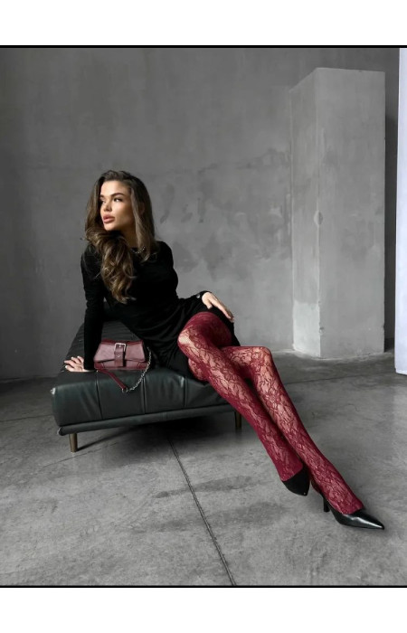 ACE BORDEAUX LACE TIGHTS