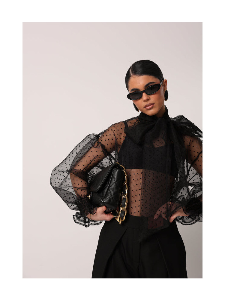 TULLE BLOUSE - LUMINA