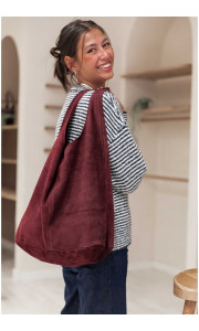 ΤΣΑΝΤΑ - FINESE  SOFT SUEDE BAG