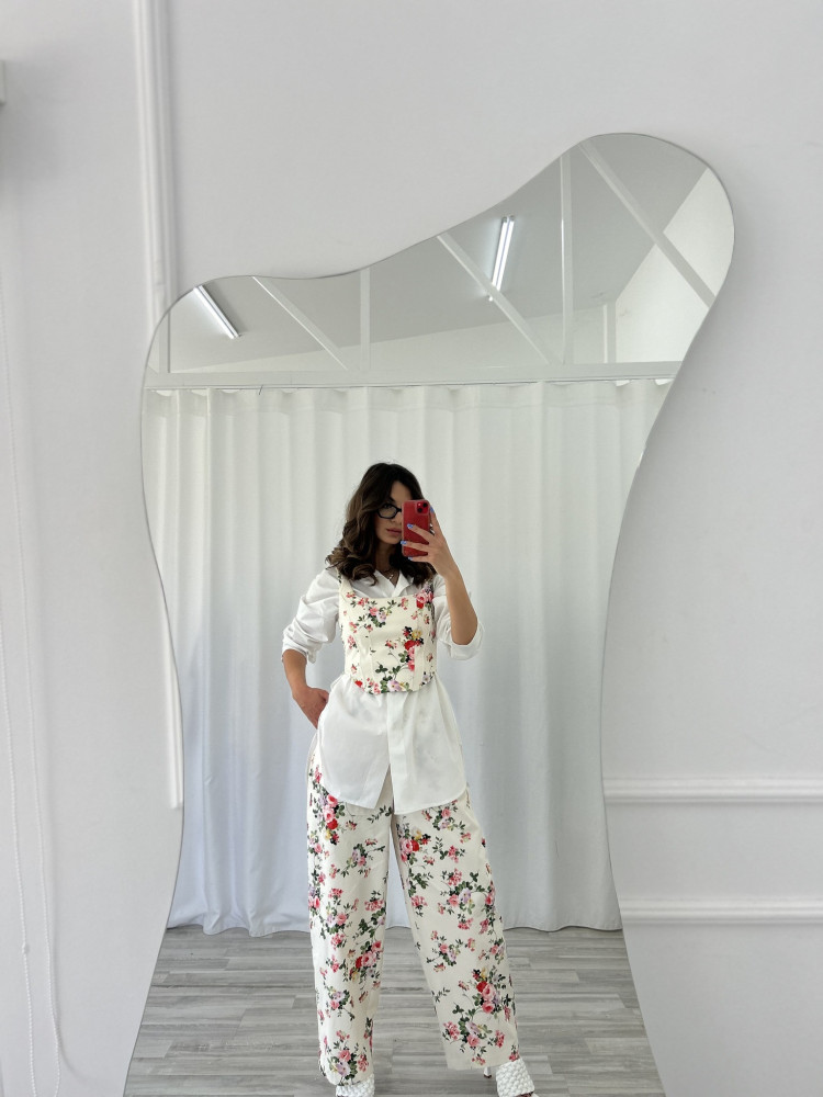 FLORAL PRINT ΣΥΝΟΛΟ BY LUMINA