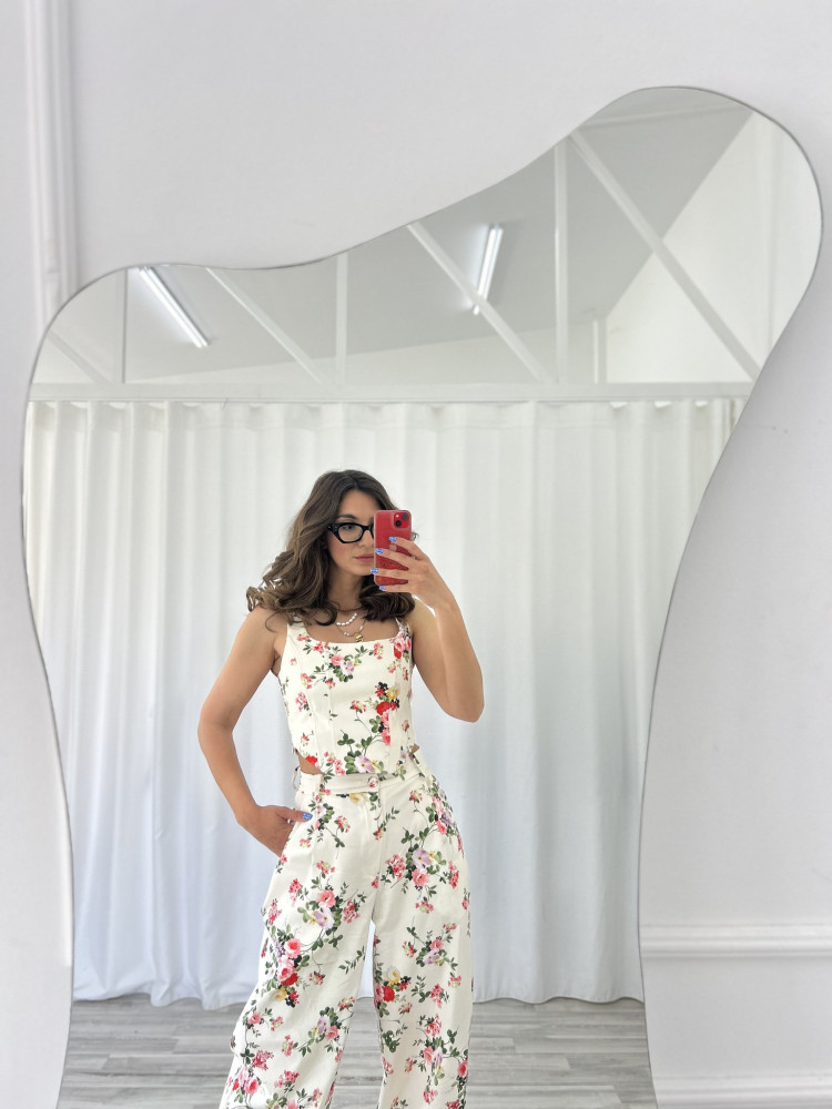 FLORAL PRINT ΣΥΝΟΛΟ BY LUMINA