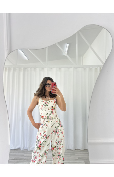 FLORAL PRINT ΣΥΝΟΛΟ BY LUMINA