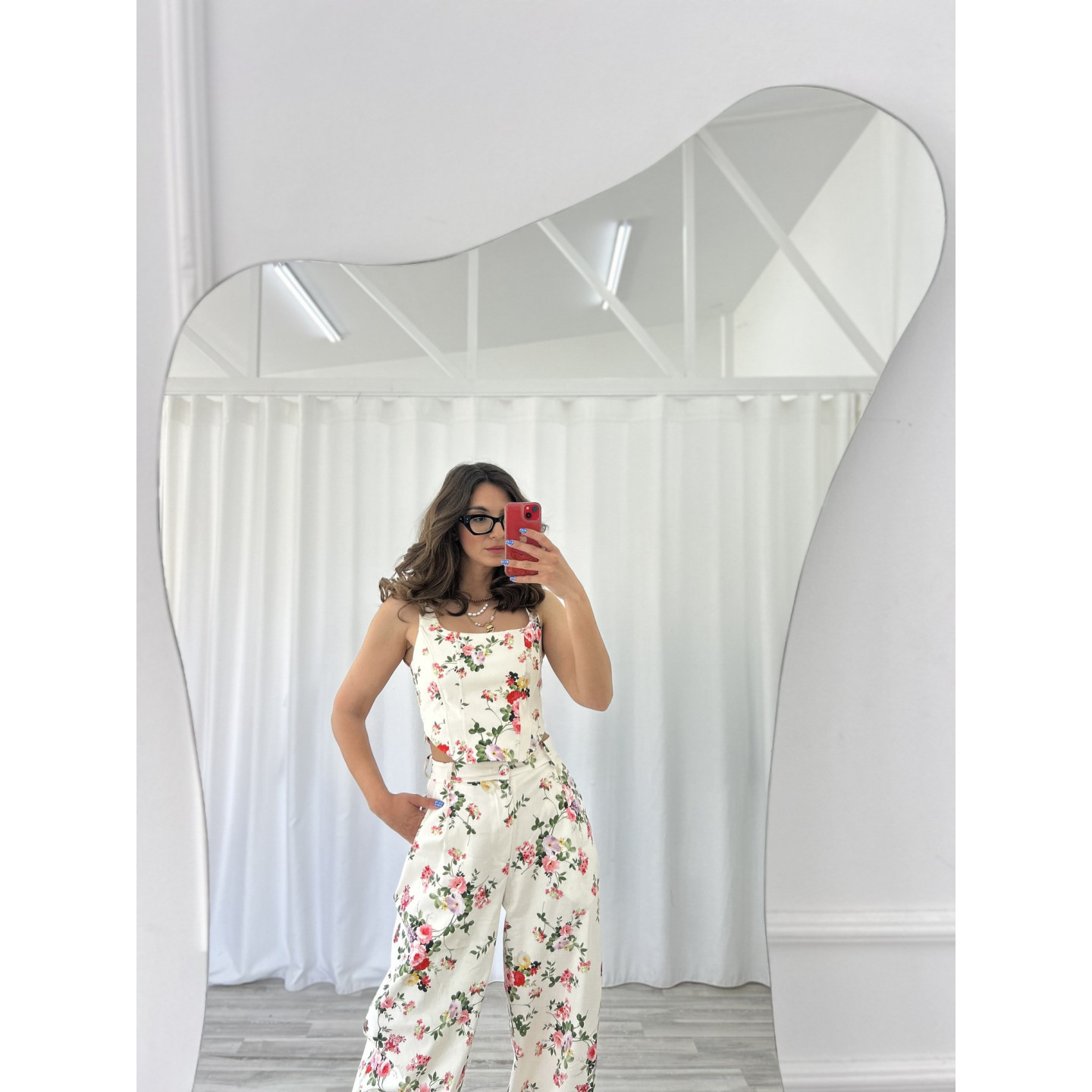 FLORAL PRINT ΣΥΝΟΛΟ BY LUMINA