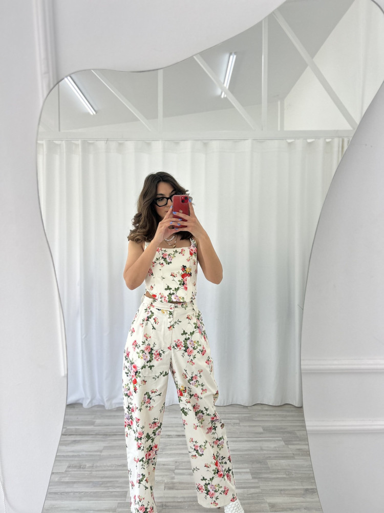 FLORAL PRINT ΣΥΝΟΛΟ BY LUMINA