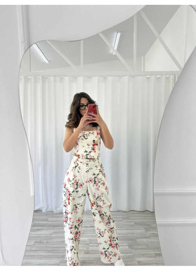 FLORAL PRINT ΣΥΝΟΛΟ BY LUMINA