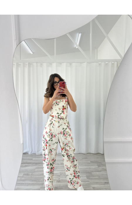 FLORAL PRINT ΣΥΝΟΛΟ BY LUMINA