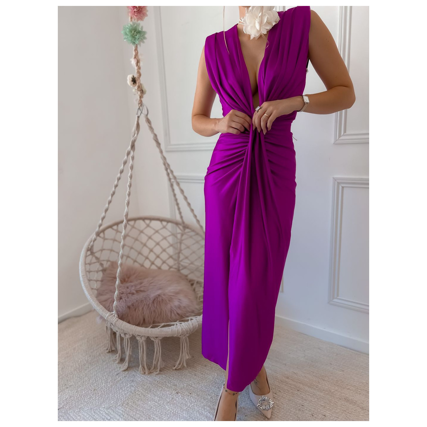 DAISY MAGENTA DRESS