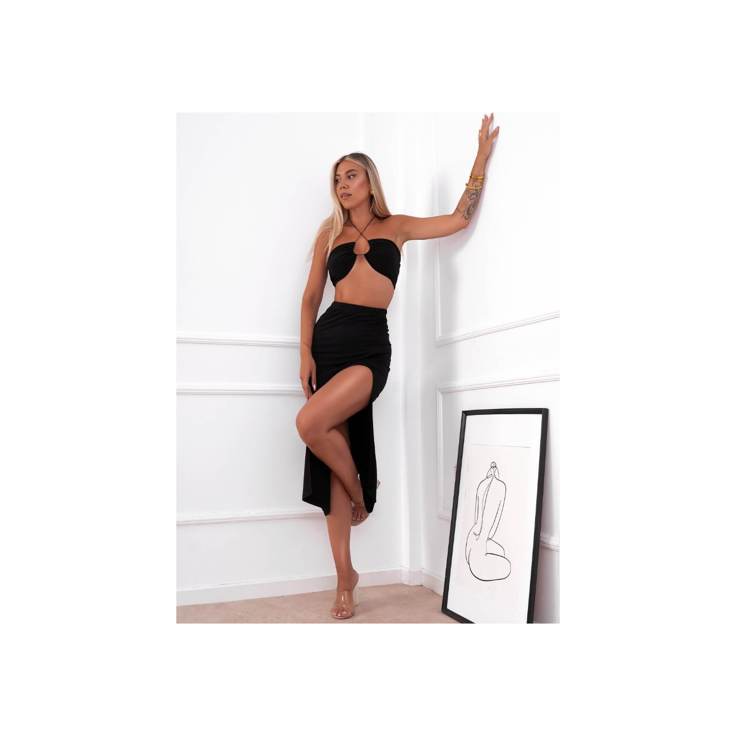 BLAC SKIRT - FELISSA