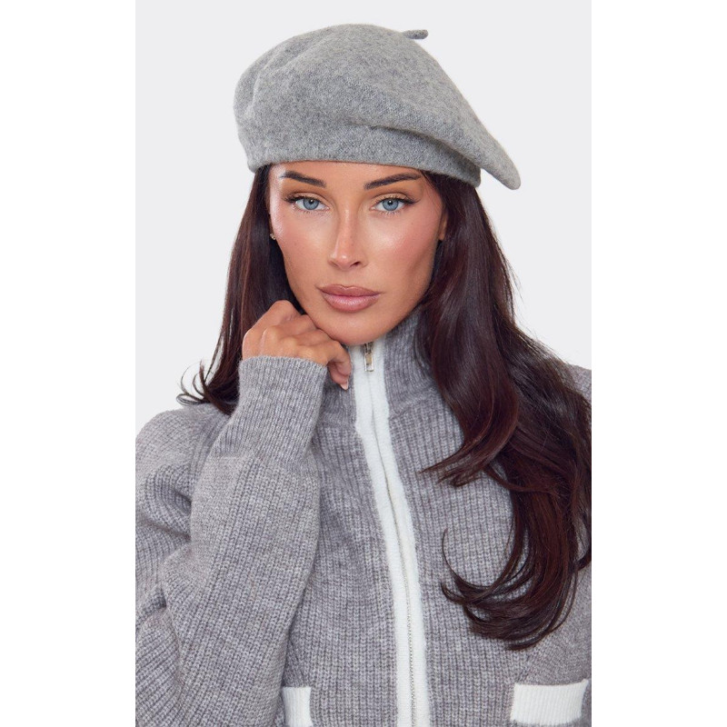GREY RETRO BERET